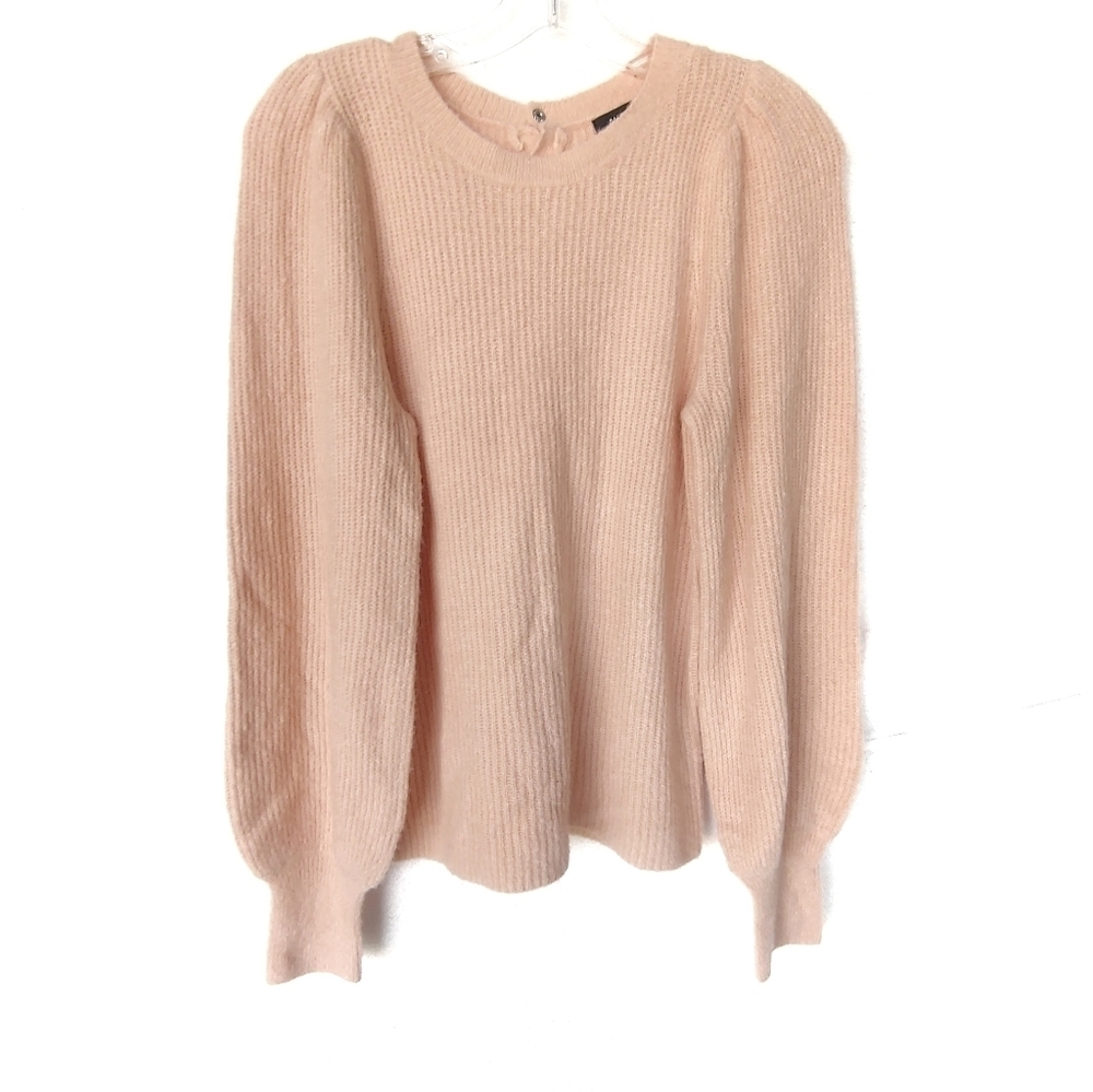 š Halogen Super Soft Ribbed Knitted Pink Sweater - Picture 2 of 6